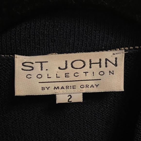 St. John Collection Vintage Nautical Blazer, Size 2 - Picture 12 of 14